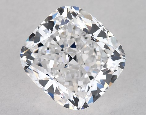 GIA 1.01 Carat D-VS2 Ideal Cut Cushion Modified Diamond